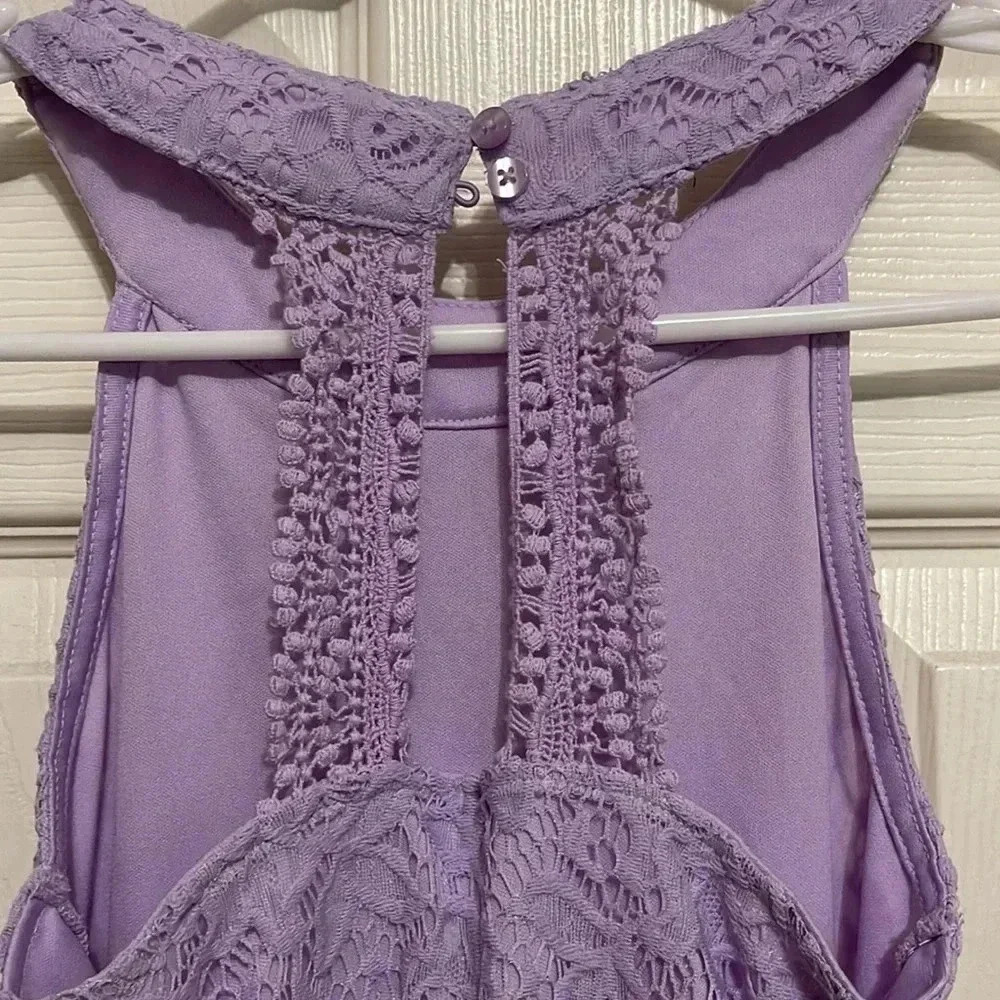 ❤️ beautiful, purple lace dress - Picture 4 of 6